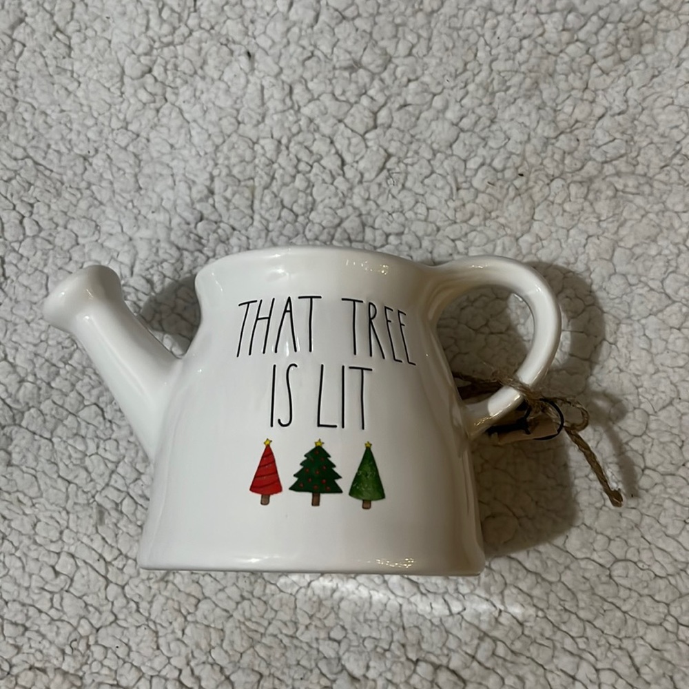 Rae Dunn that tree is lit pitcher.